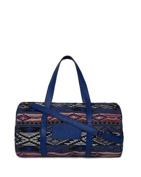 aztec pattern duffle bag