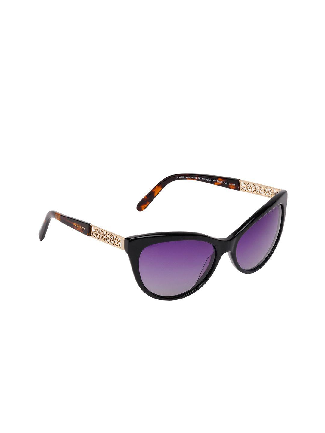 azzaro women butterfly sunglasses with uv protected lens