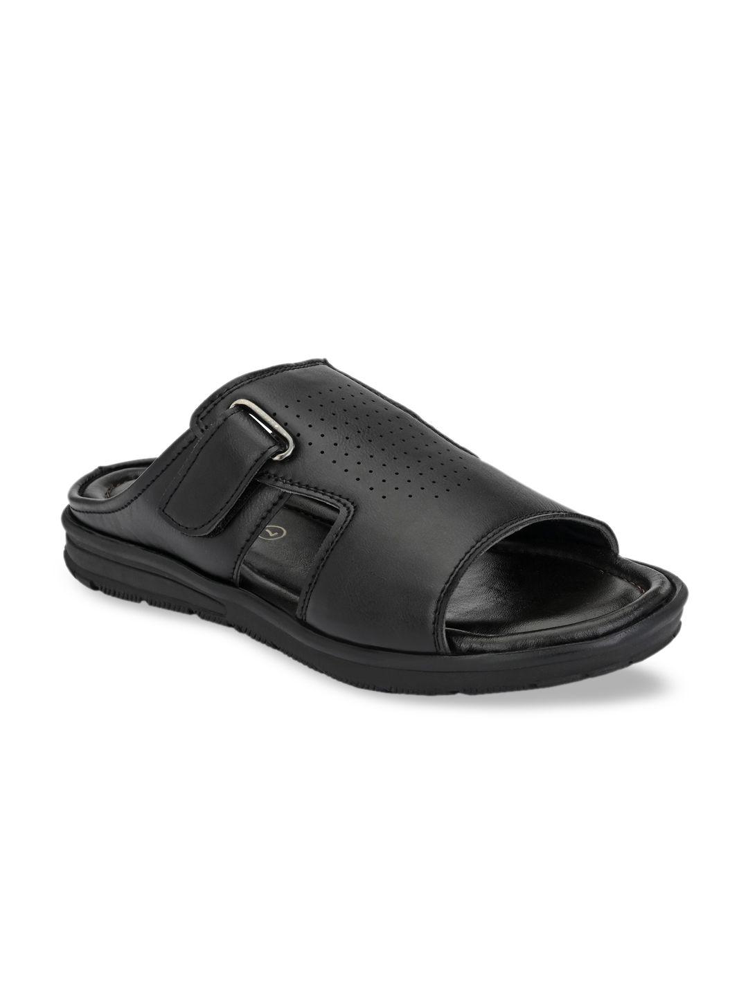 azzaro black men black comfort sandals