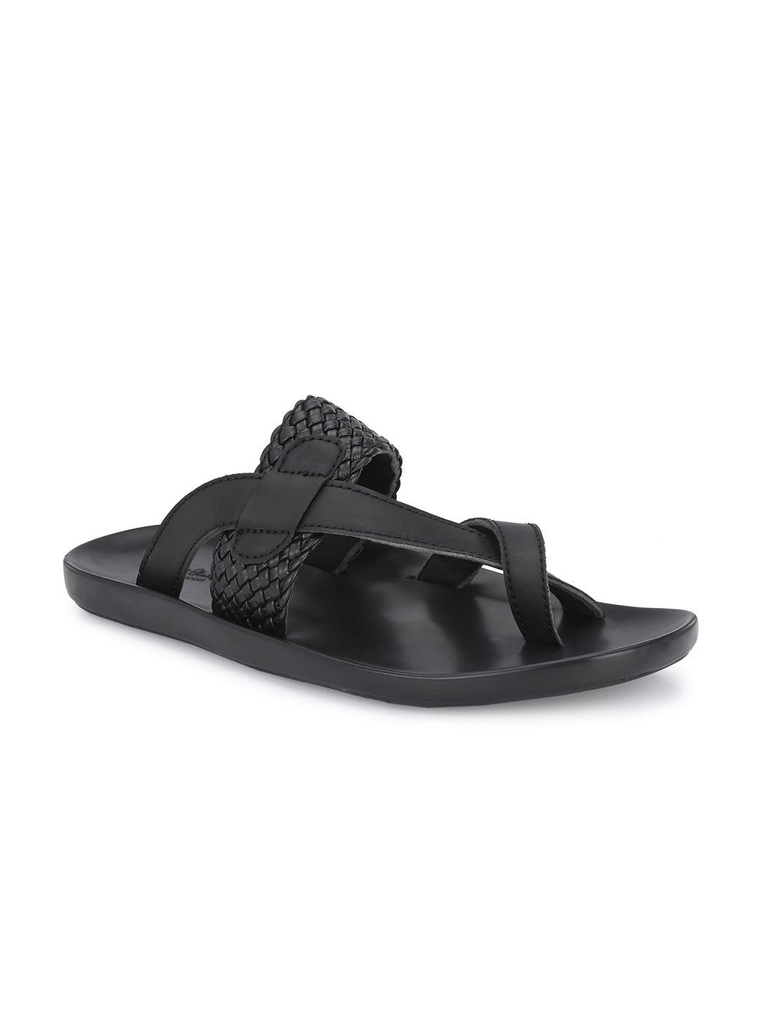 azzaro black men black slip-on flip flops