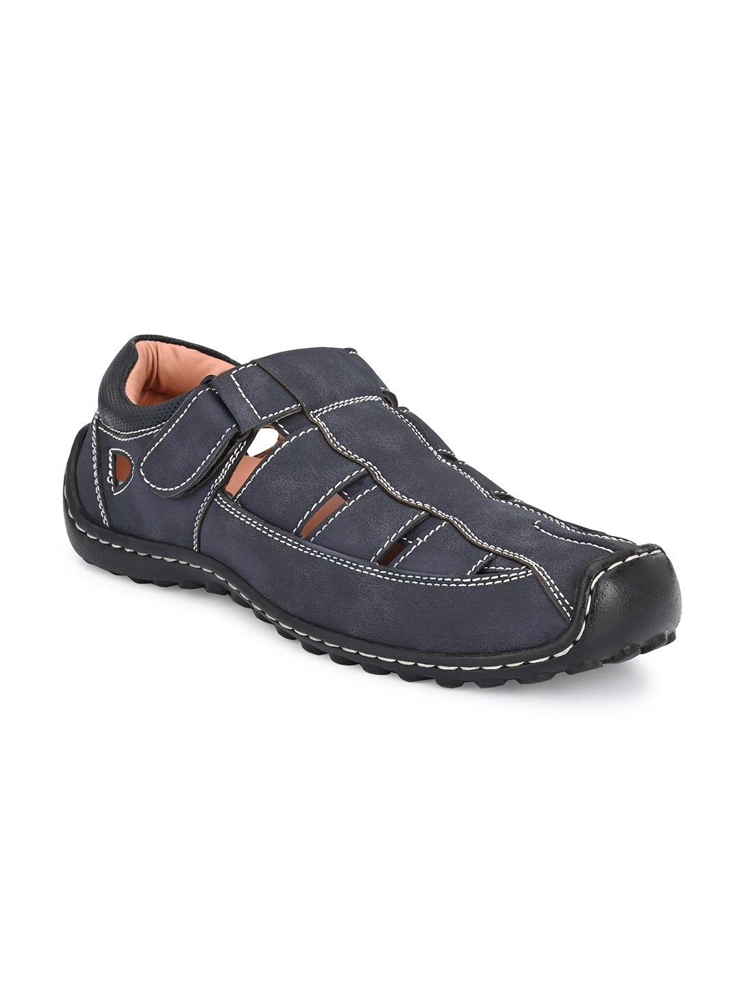 azzaro black men blue fisherman sandals