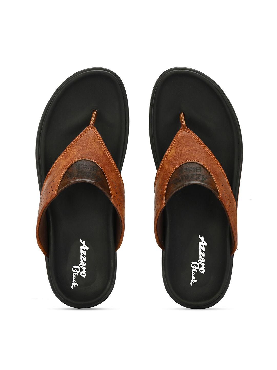 azzaro black men textured comfort sandals