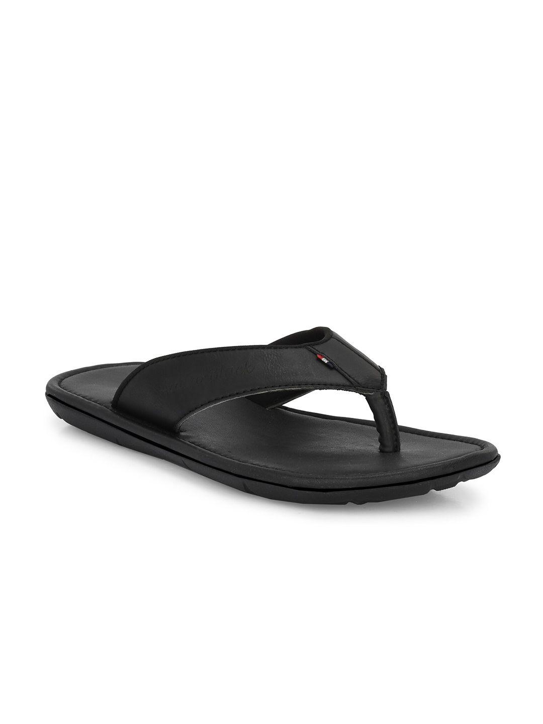 azzaro black men textured thong flip-flops