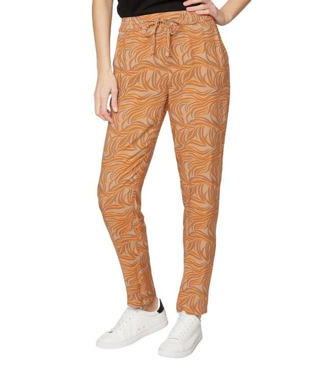 b. copenhagen stucco printed relaxed fit trousers