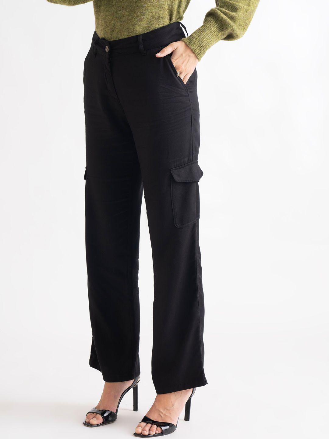 b.copenhagen women black trousers