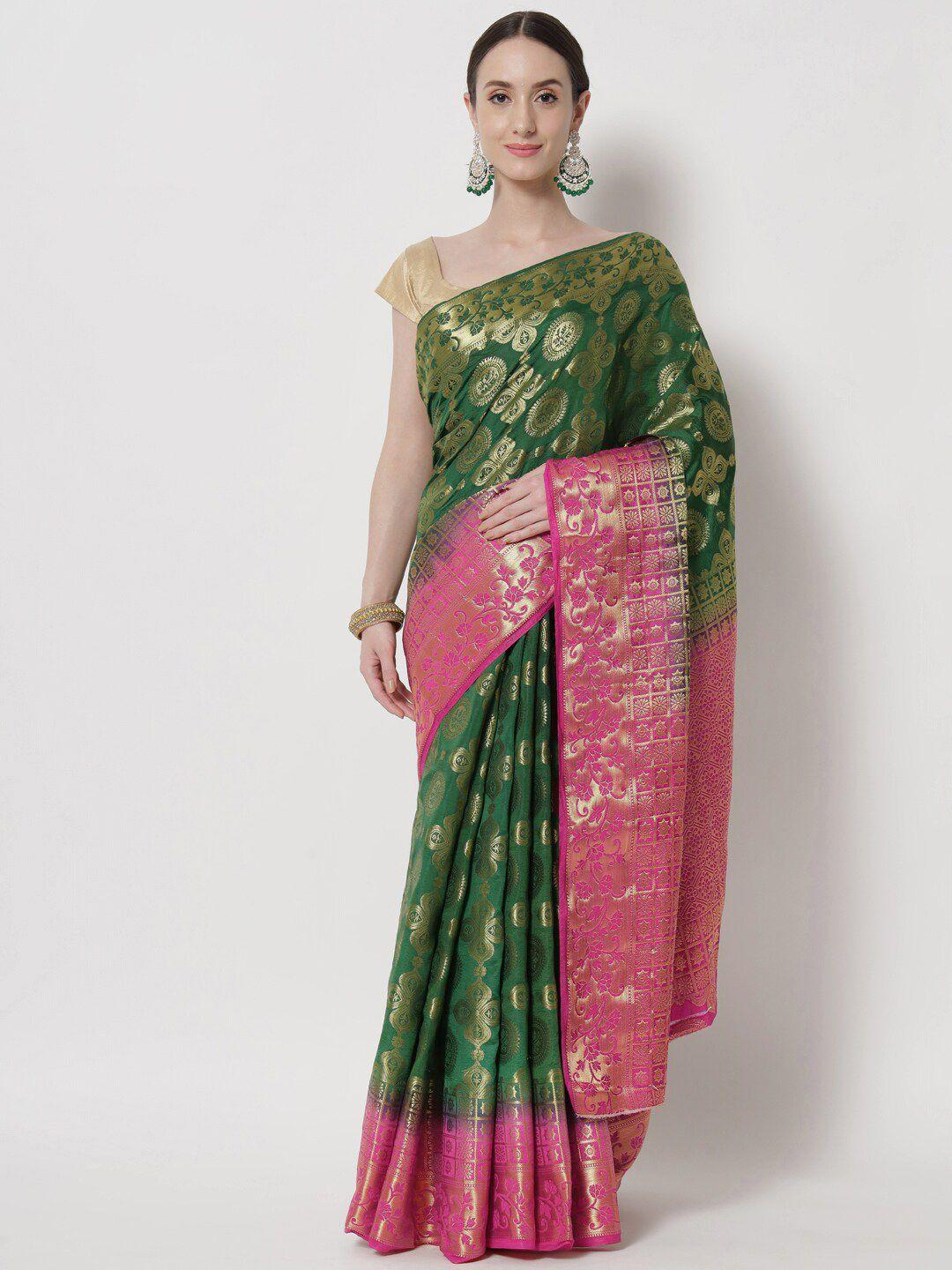 b4me com ethnic motifs zari tissue kanjeevaram saree