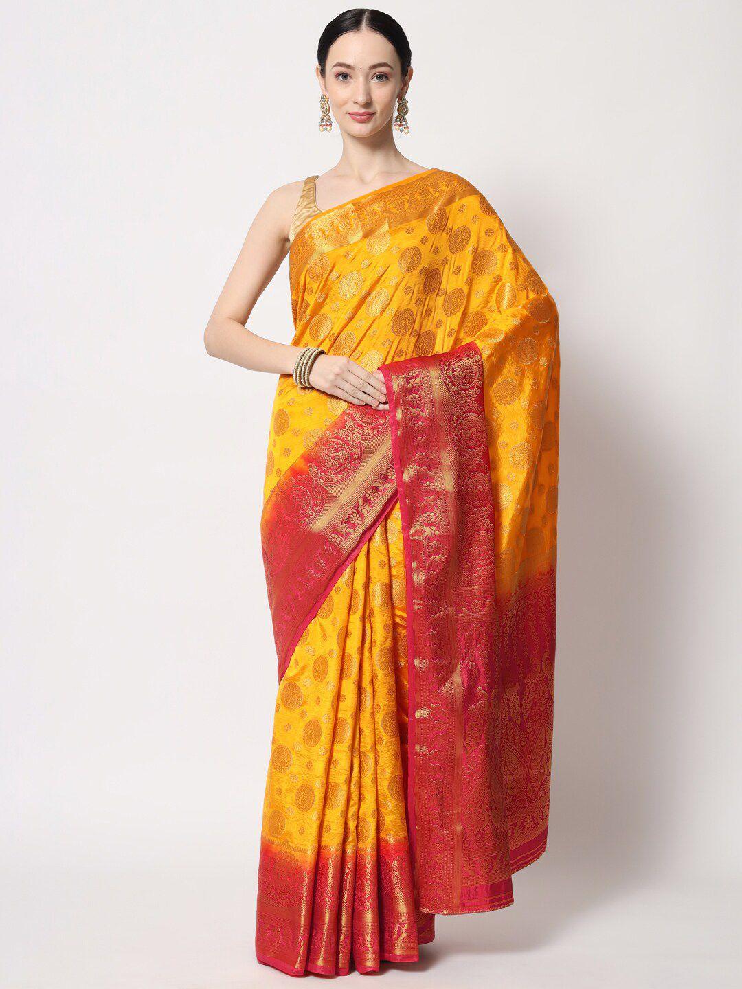 b4me com ethnic motifs zari tissue kanjeevaram saree