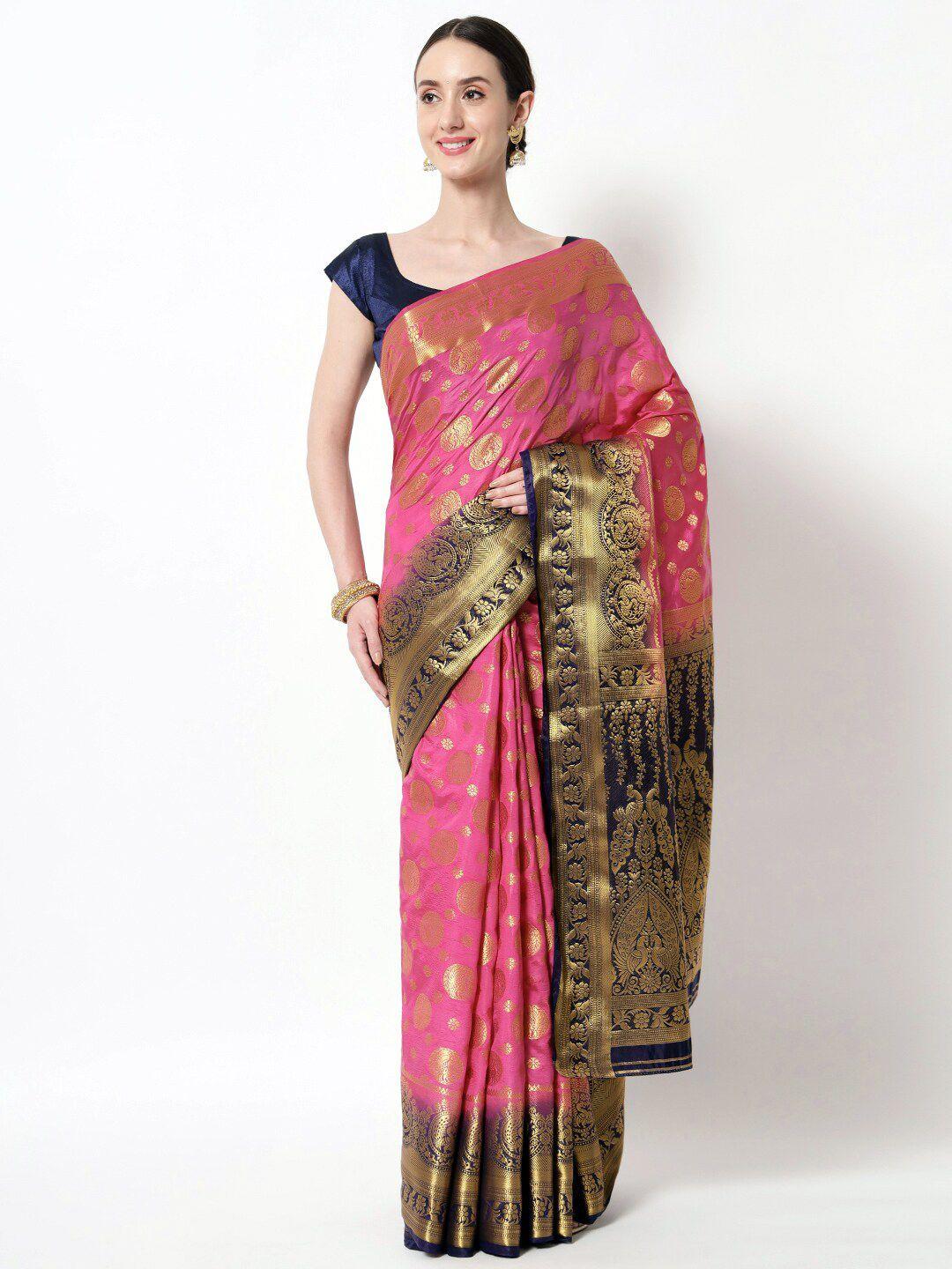 b4me com ethnic motifs zari tissue kanjeevaram saree