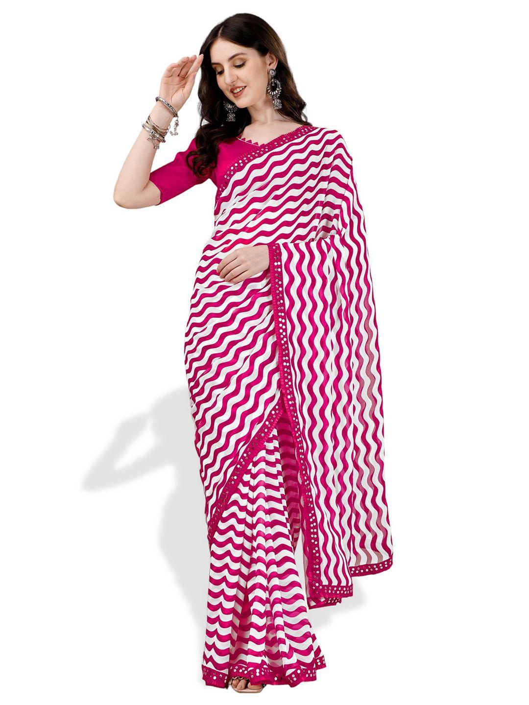 b4me com leheriya pure georgette leheriya saree