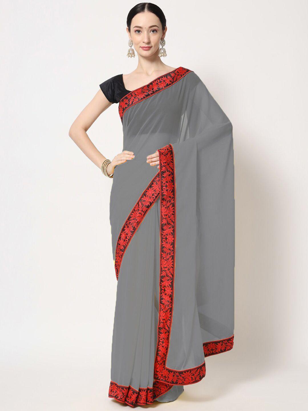 b4me com woven design border saree