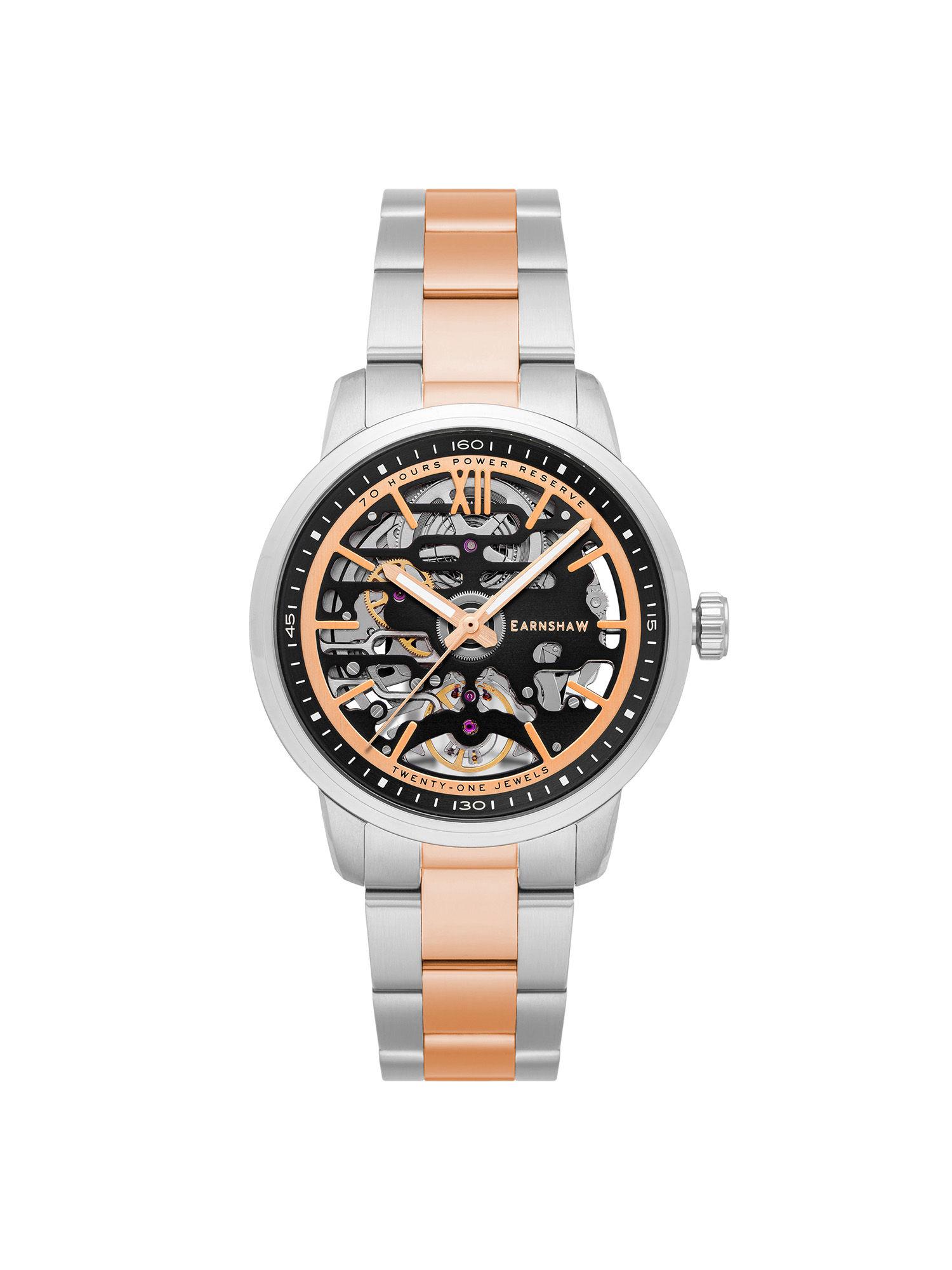 babbage skeleton 21 jewels automatic watch for men- es-8274-33