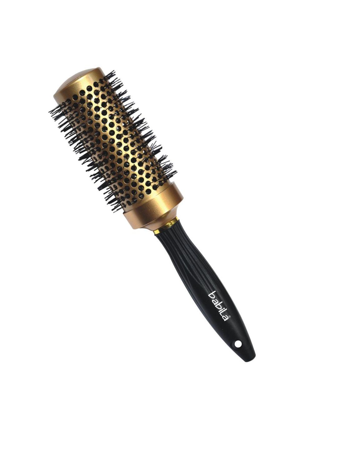 babila unisex black hot curl medium hair brush hb-v02