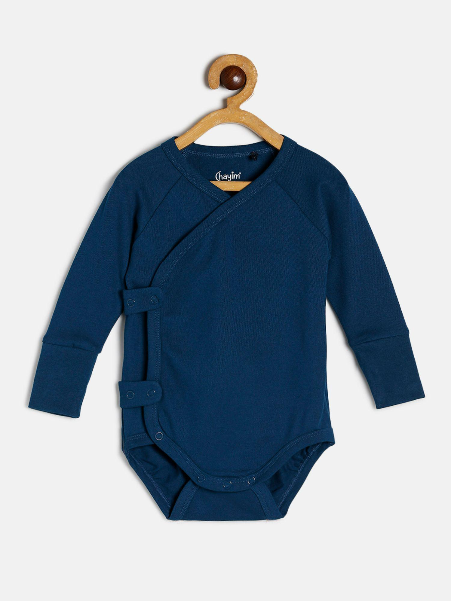 baby expandable flexi fit bodysuit spectrum blue