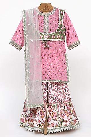 baby-pink-cotton-block-printed-sharara-set-for-girls