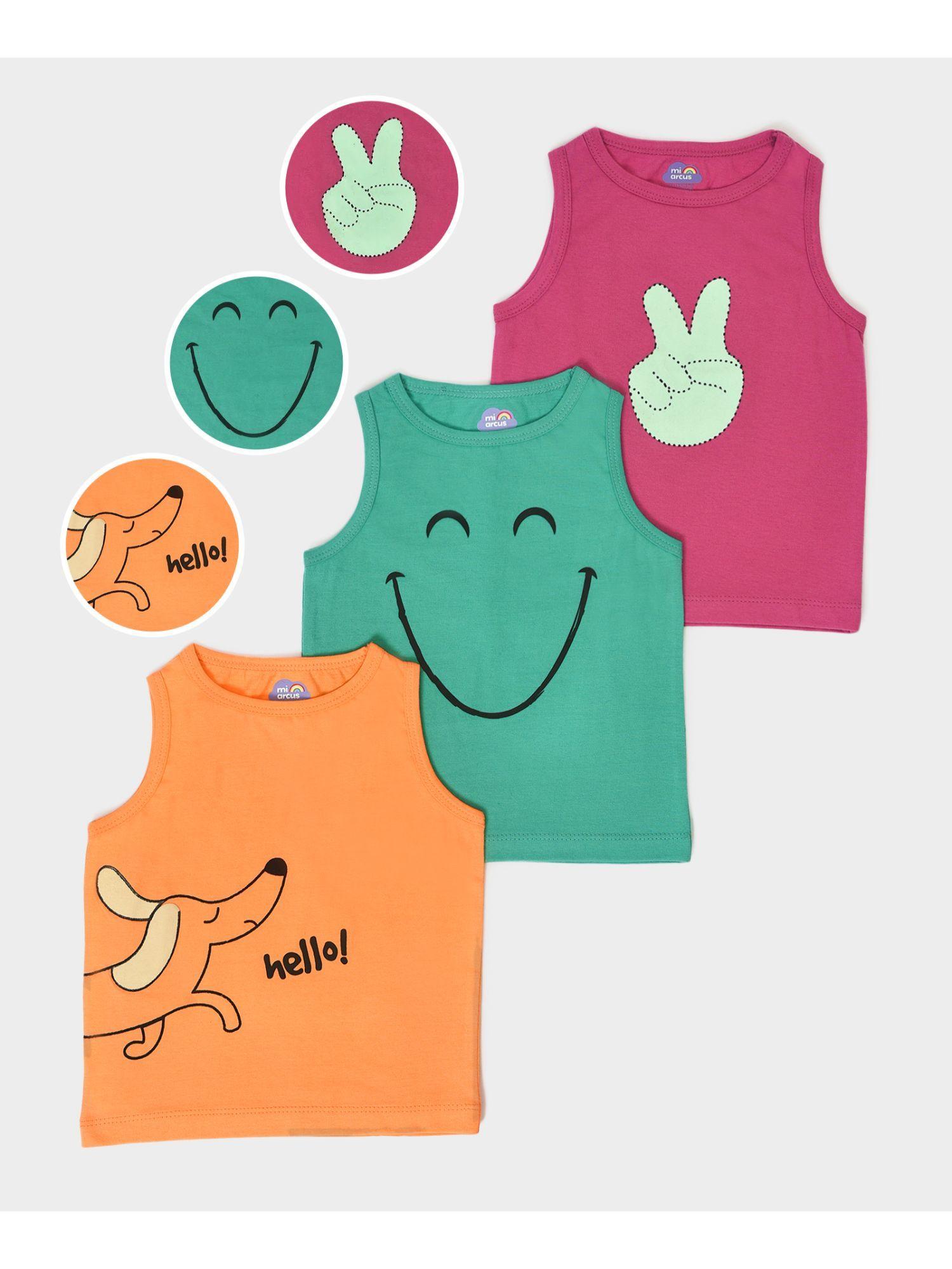 baby boy smile t-shirt (pack of 3)