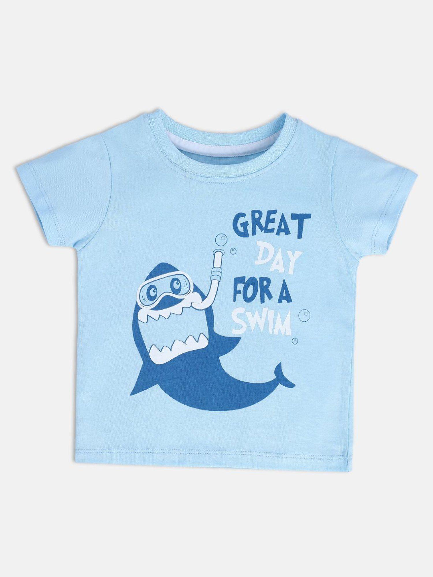 baby boys blue t-shirt