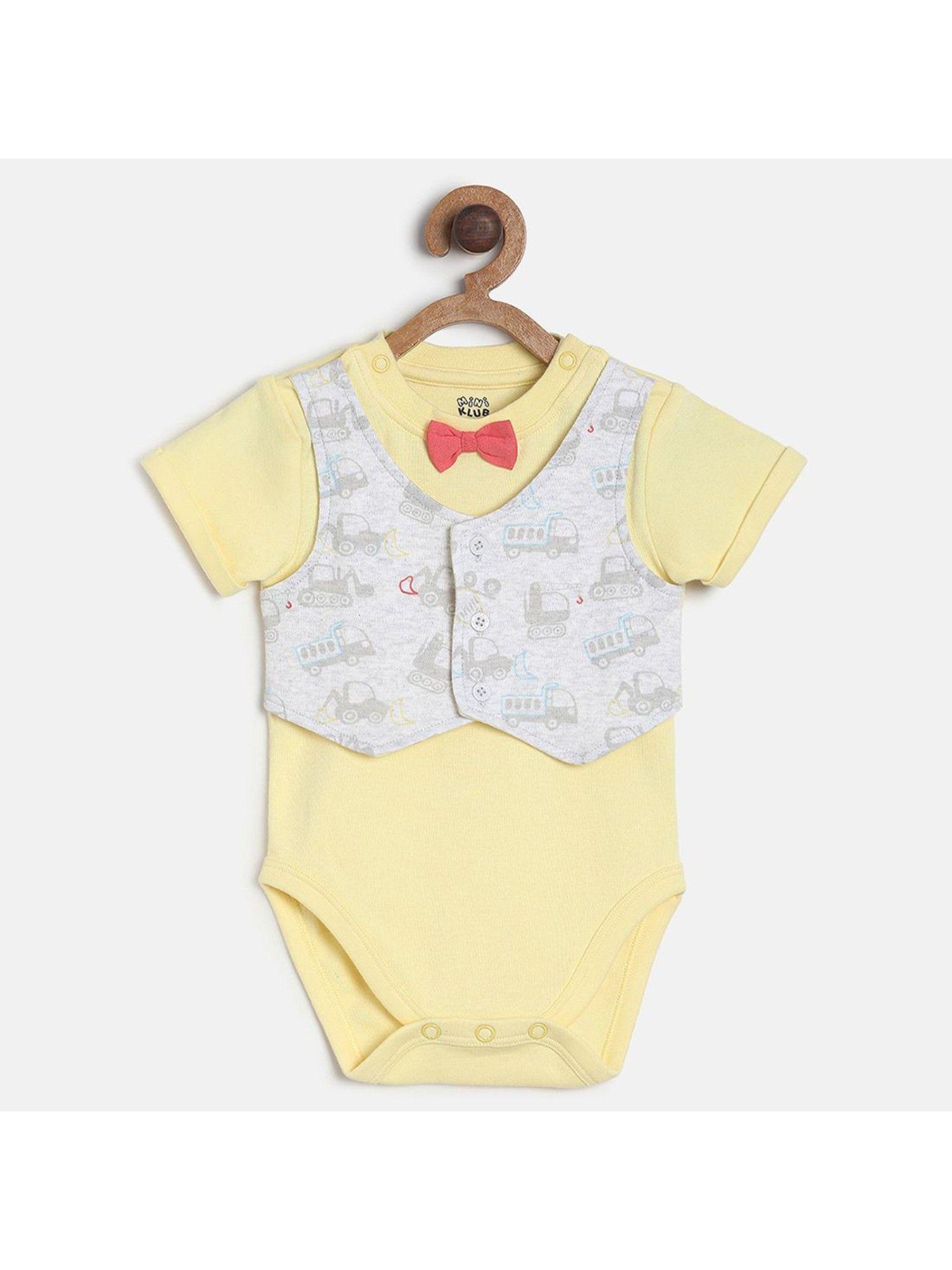 baby boys multi body suit & bottom