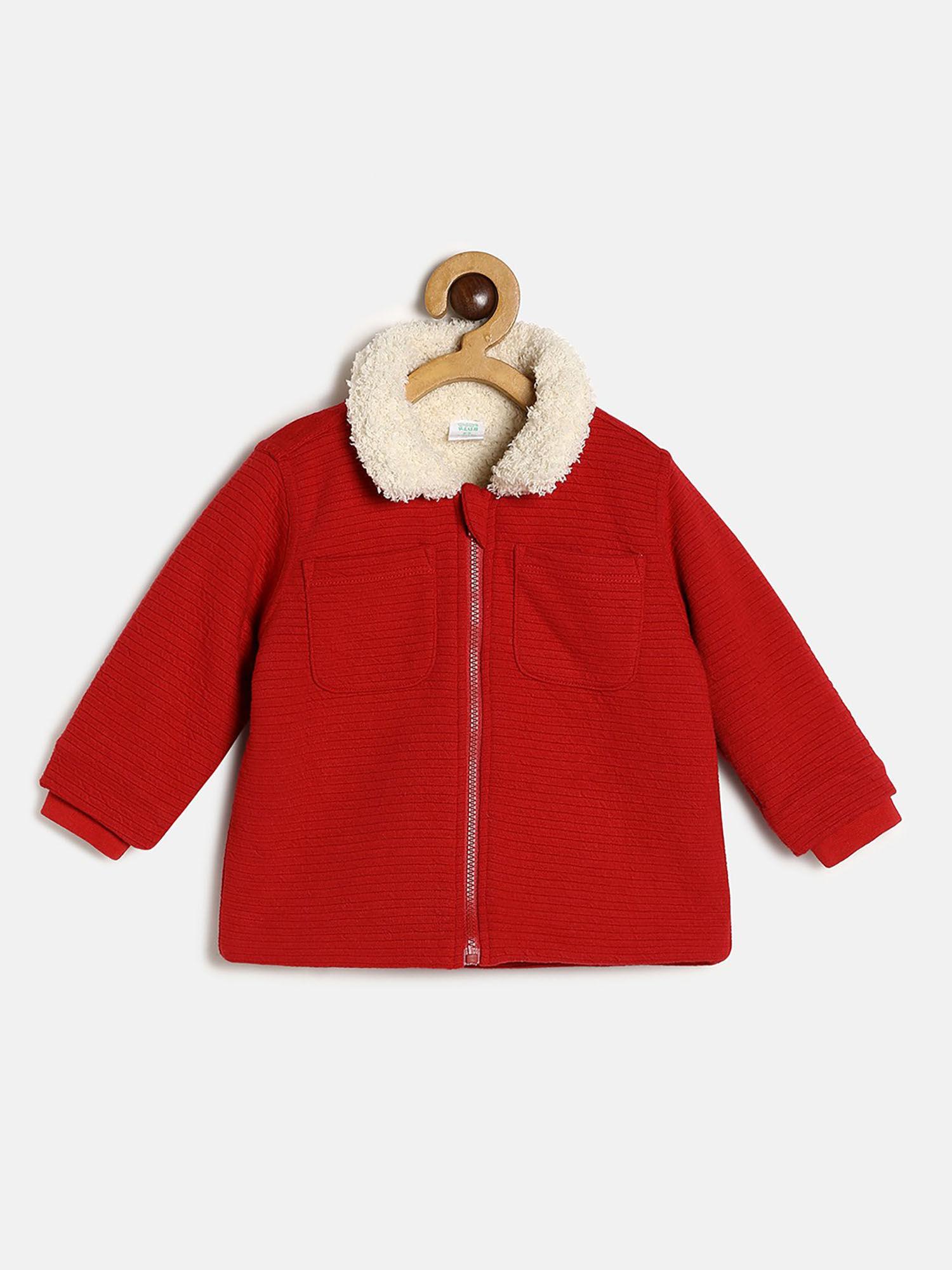 baby boys red jacket