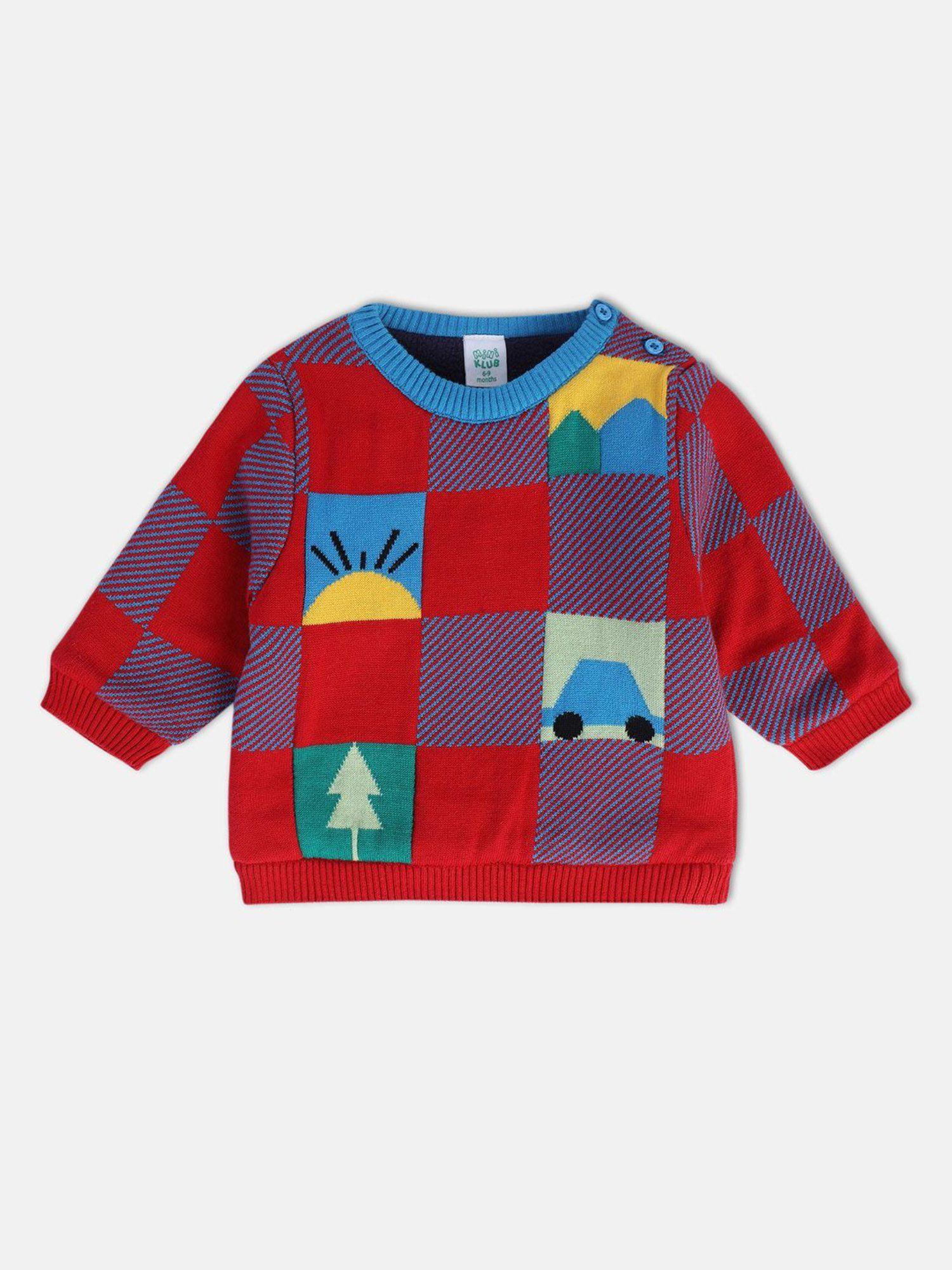 baby boys red sweater