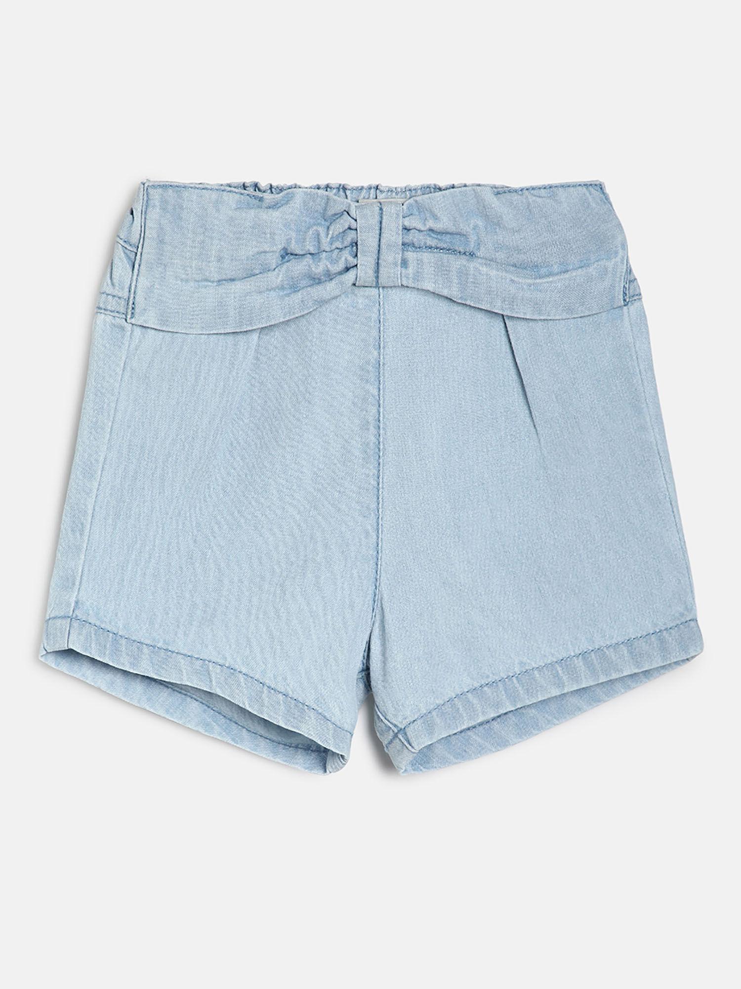 baby girls blue shorts