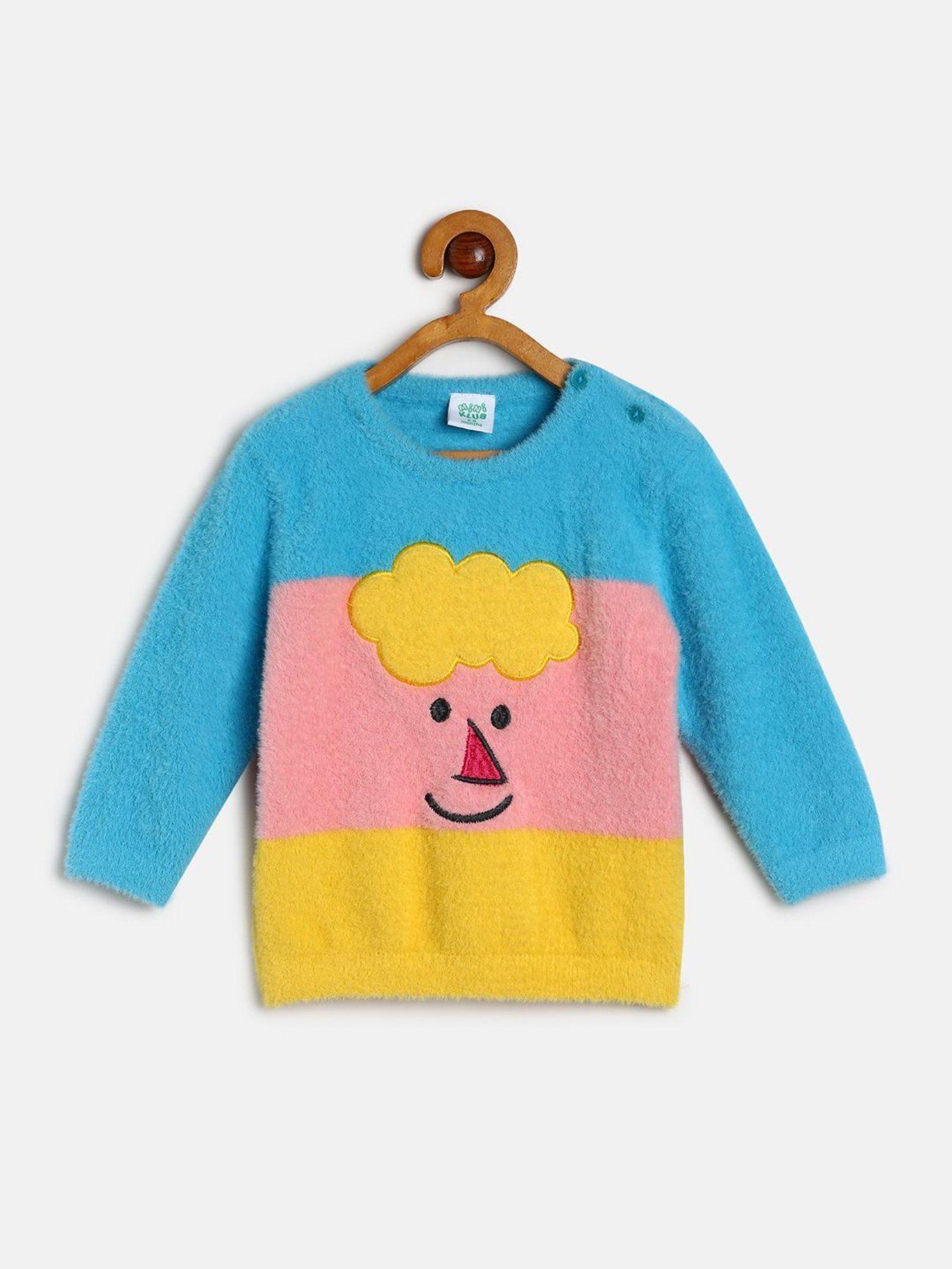 baby girls blue sweater