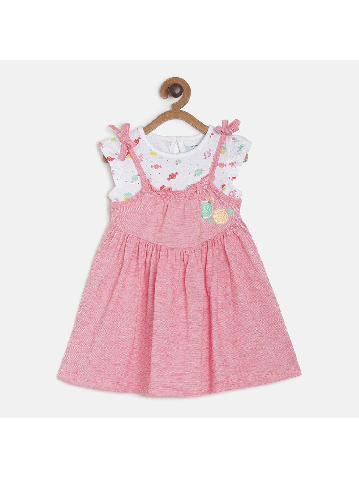 baby girls multi pinny set