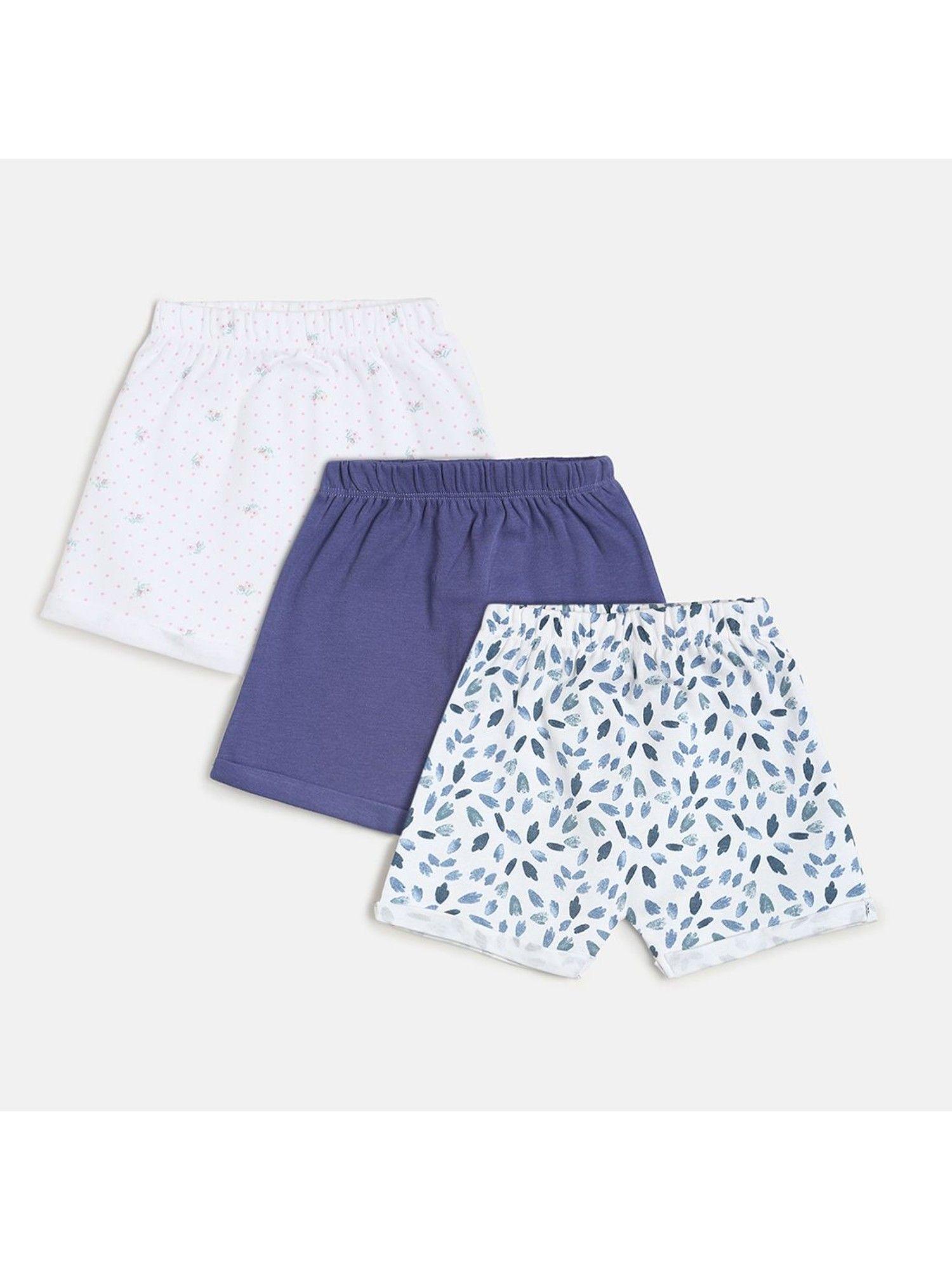 baby girls multi shorts (set of 3)