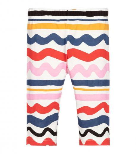 baby girls multicolor cotton leggings pants