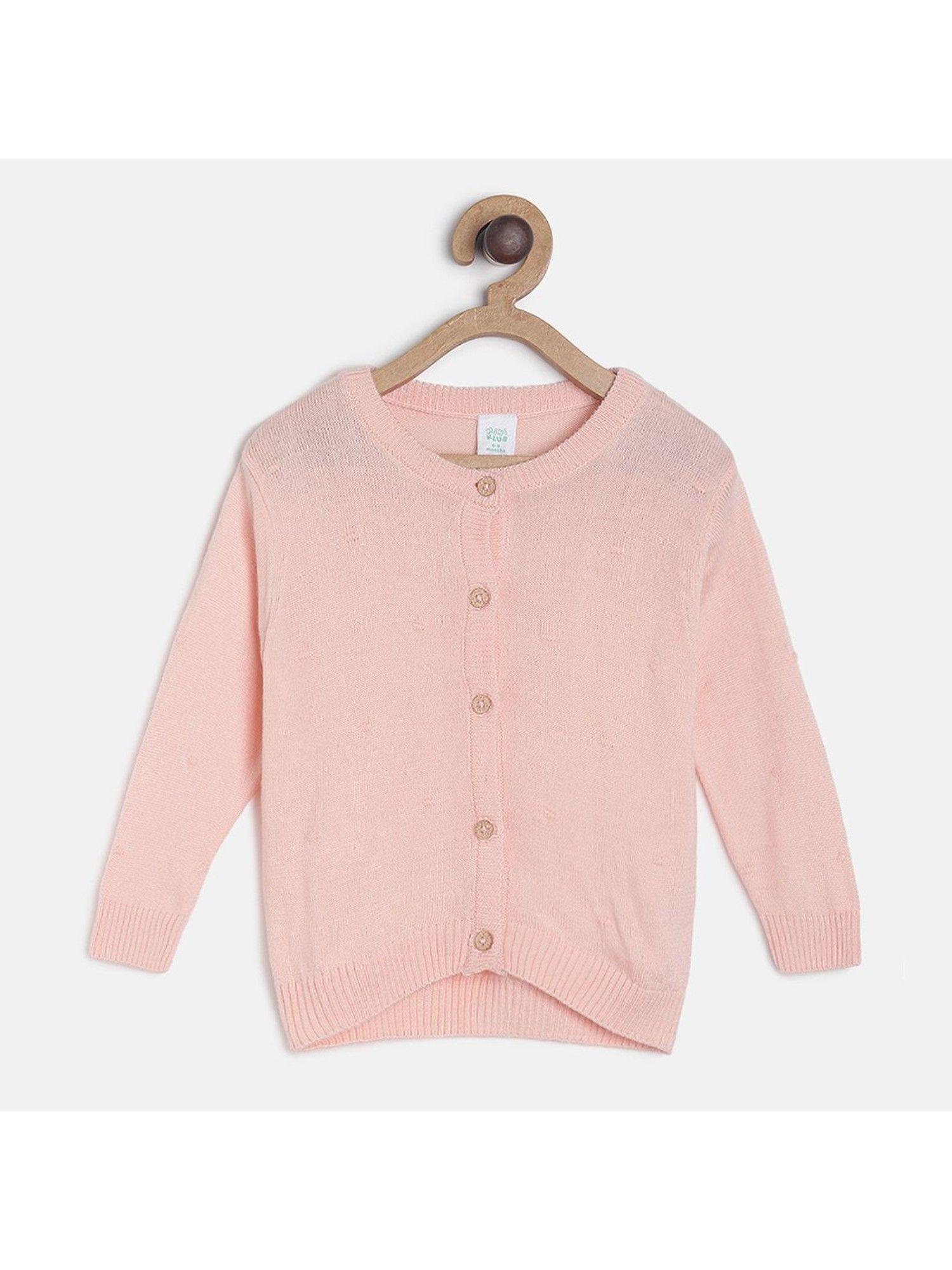 baby girls pink sweater
