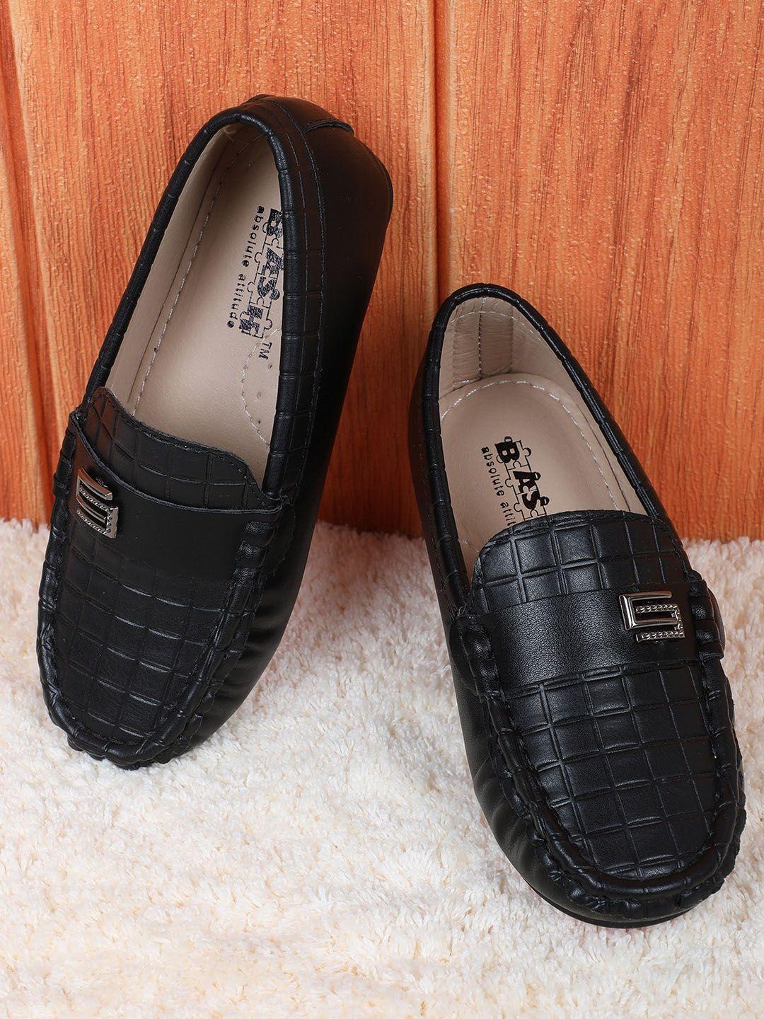baby moo boys textured penny loafers