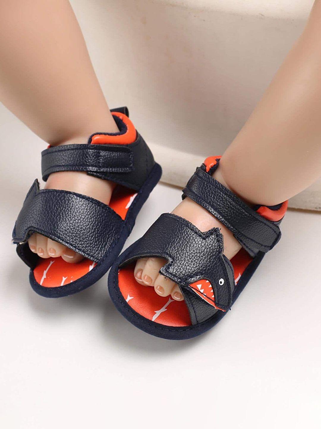 baby moo unisex kids woven design pu slip-on sneakers