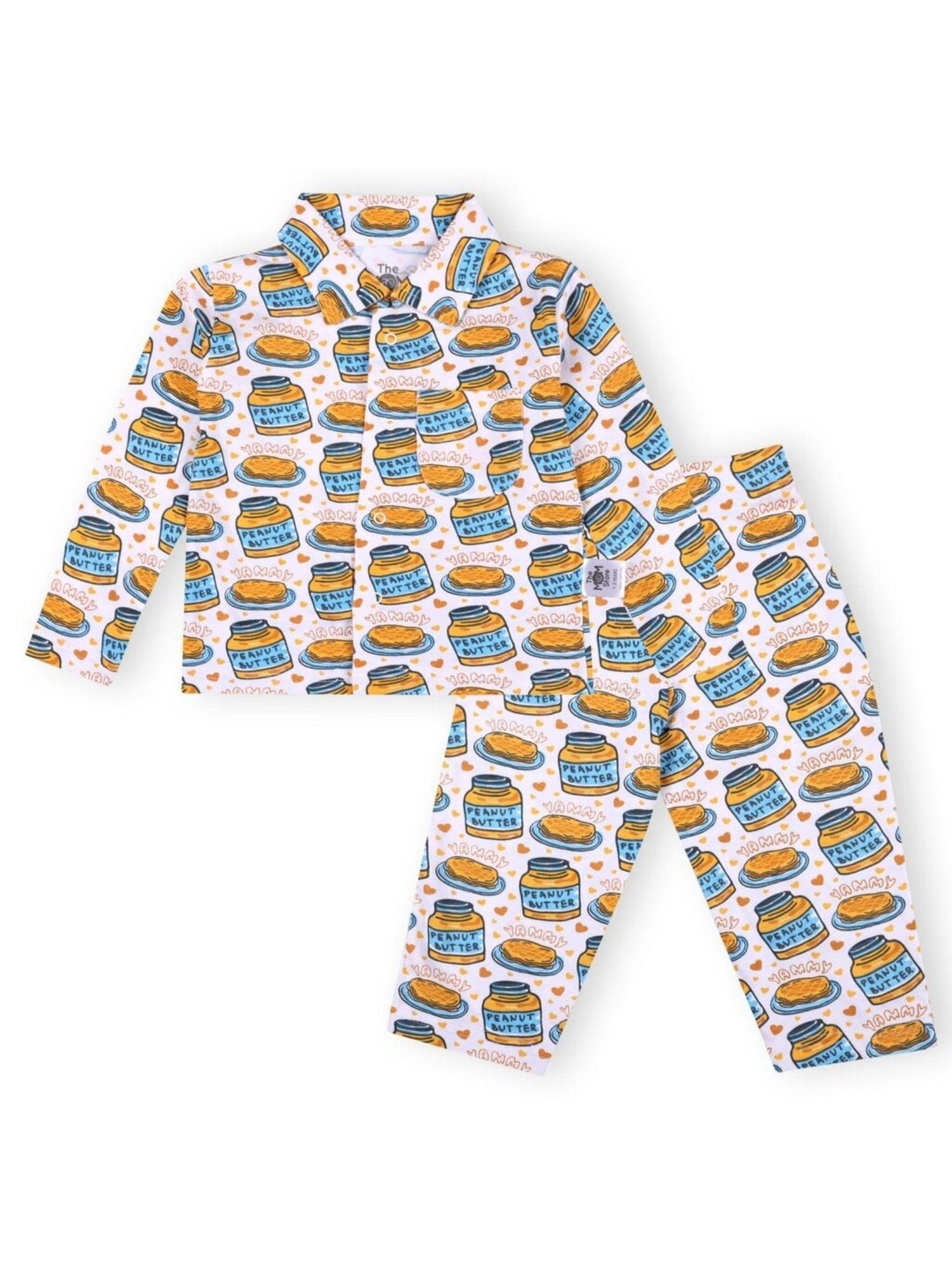 baby pyjama set - breakfast club (set of 2)