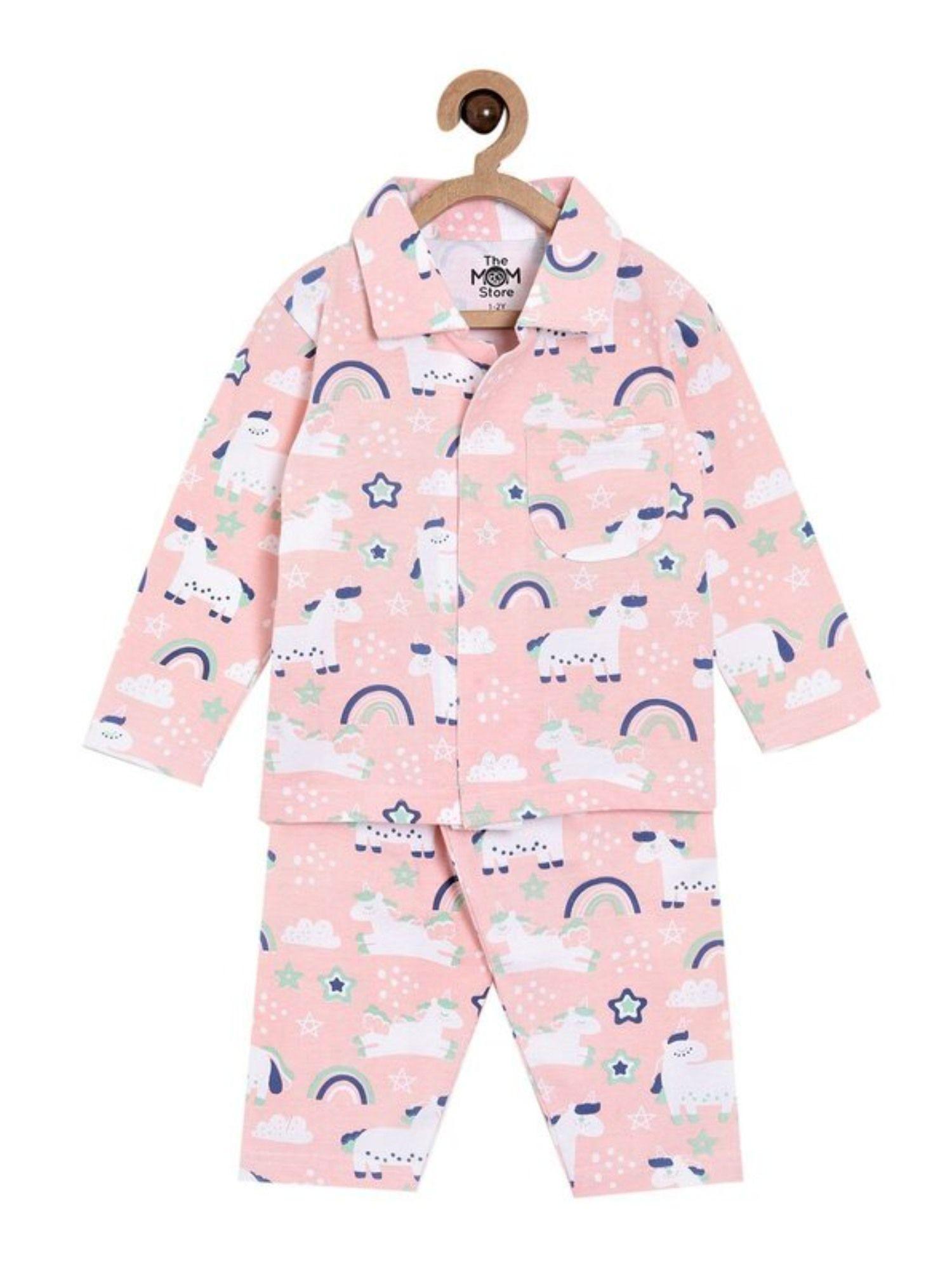 baby pyjama set - magical unicorn (set of 2)