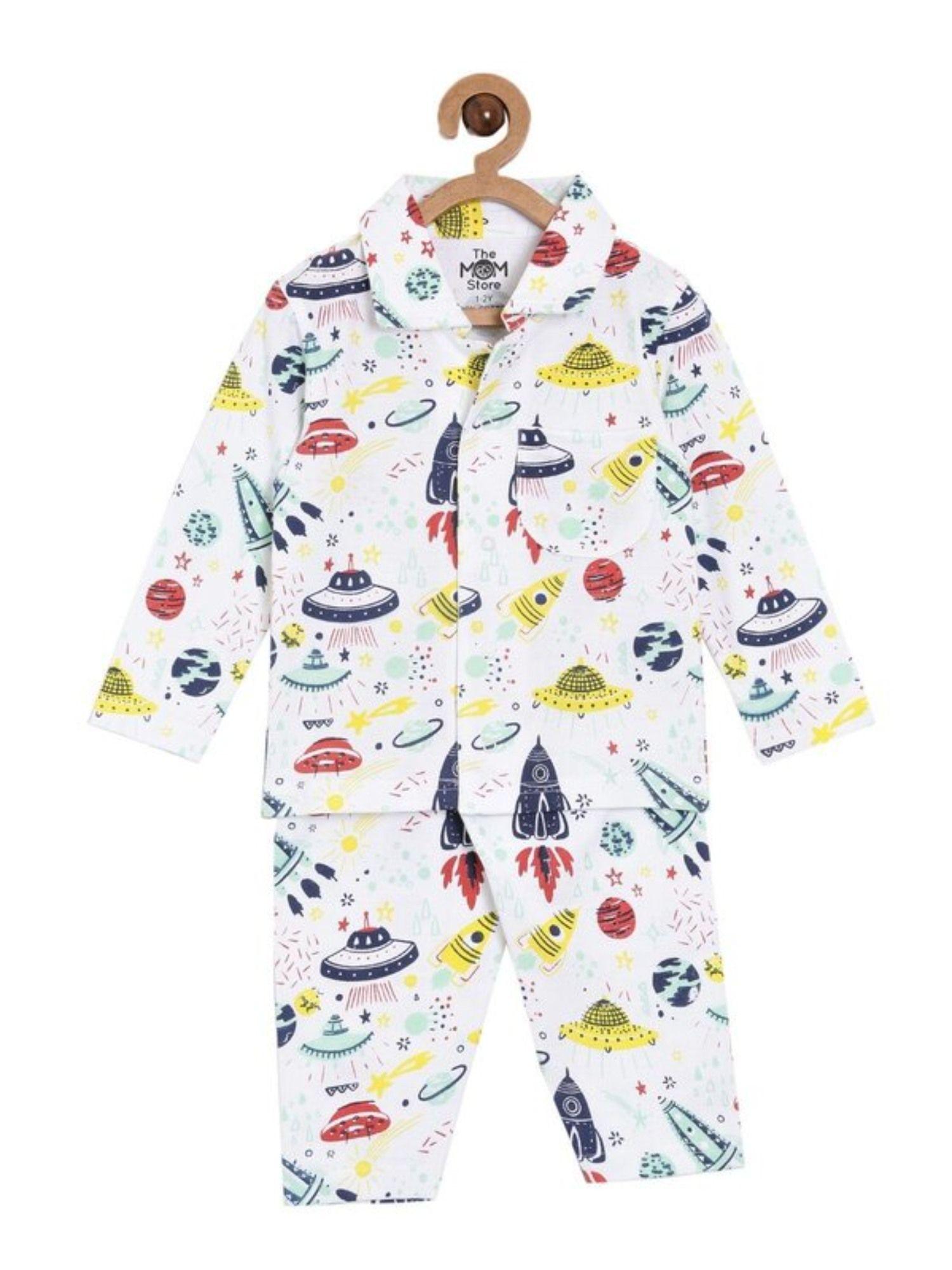 baby pyjama set - tour to the space (set of 2)