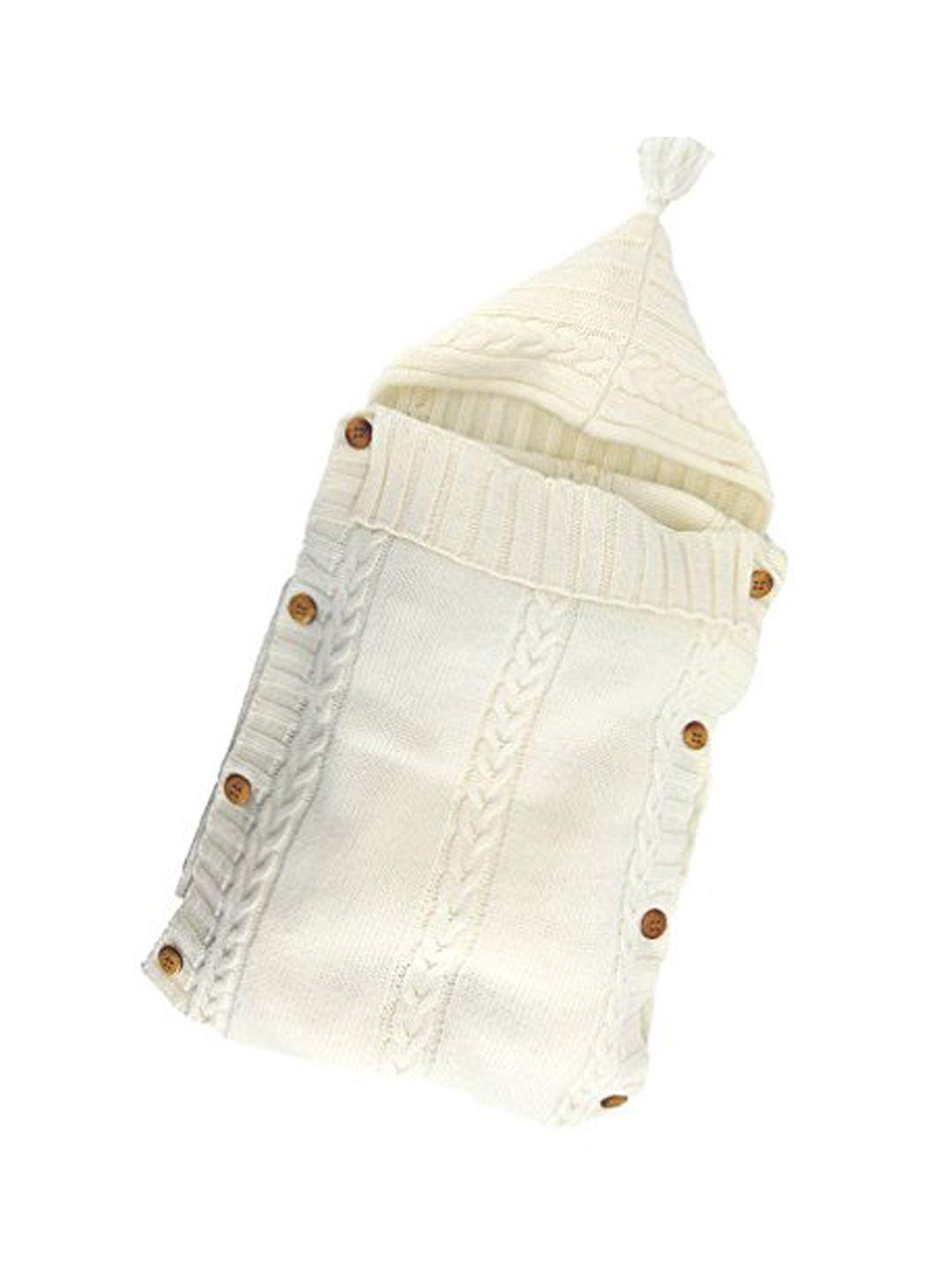 babymoon infant knitted woollen swaddle sleeping bag