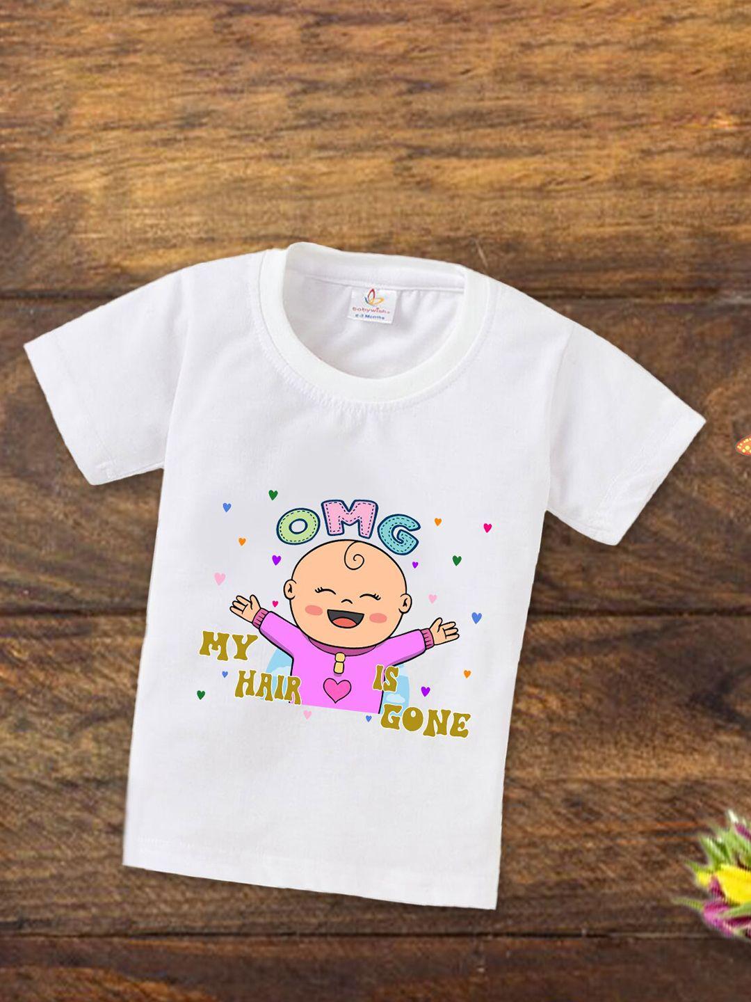 babywish kids humour and comic printed round neck cotton t-shirt