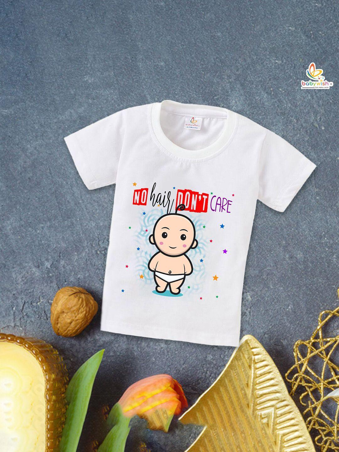 babywish kids humour and comic printed round neck cotton t-shirt