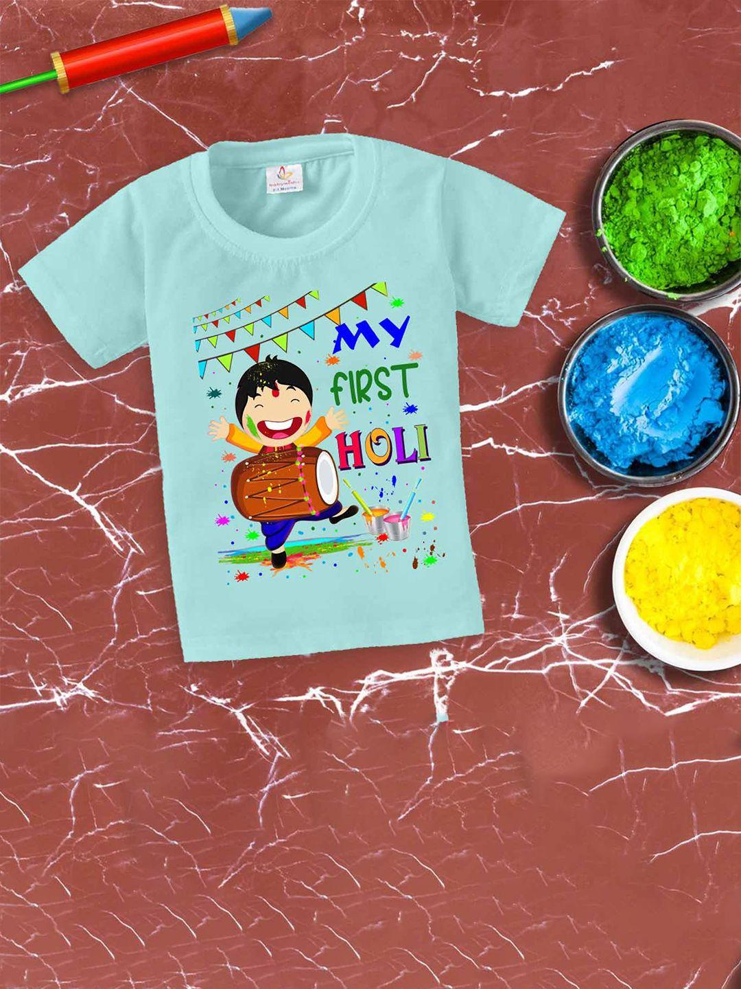 babywish kids printed applique t-shirt