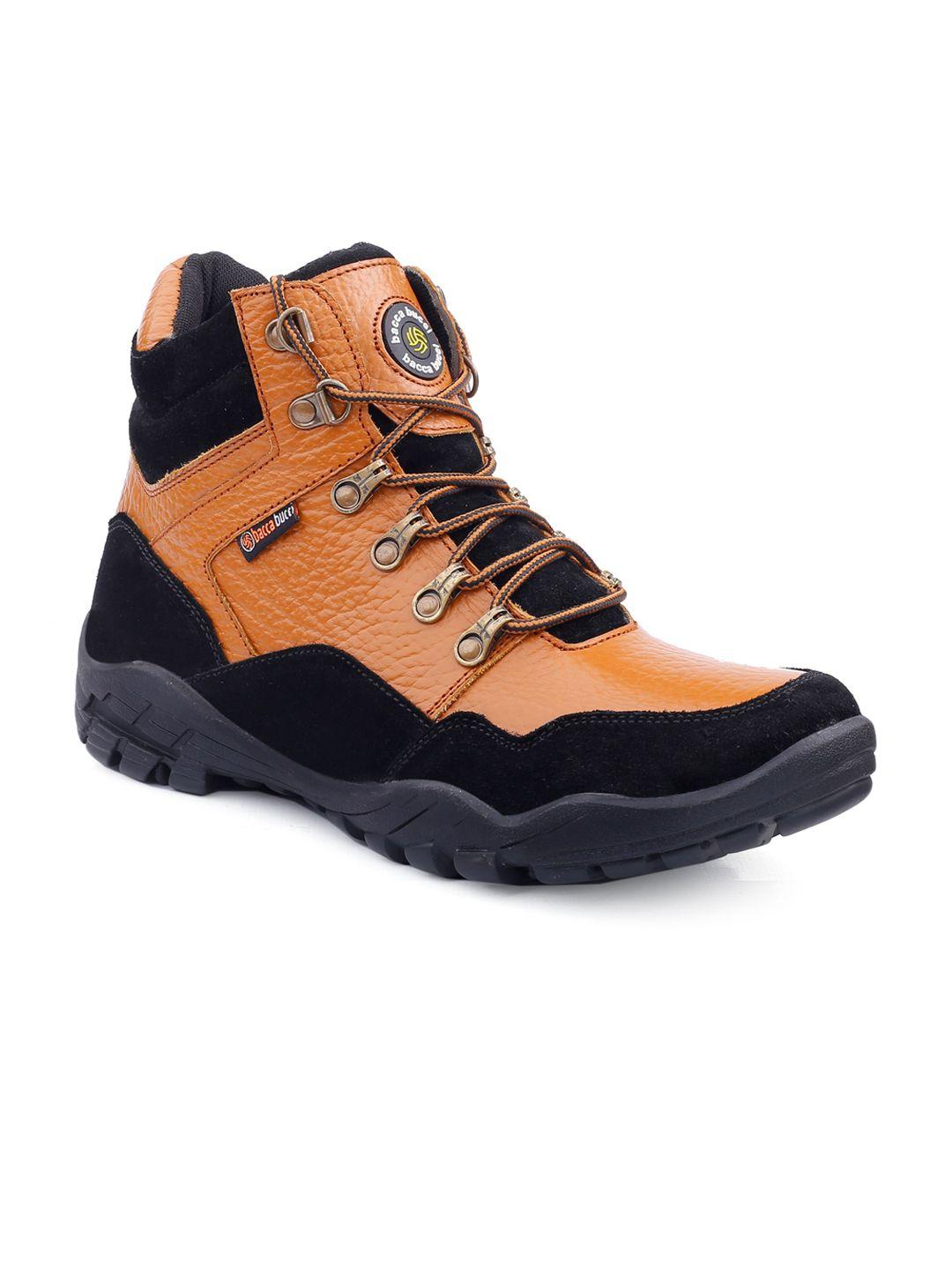 bacca bucci men leather hiking boots