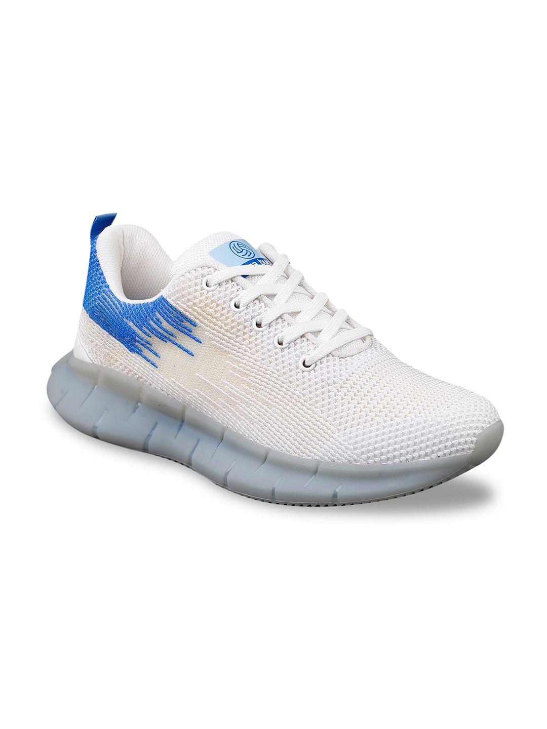 bacca bucci men white mesh training or gym non-marking shoes