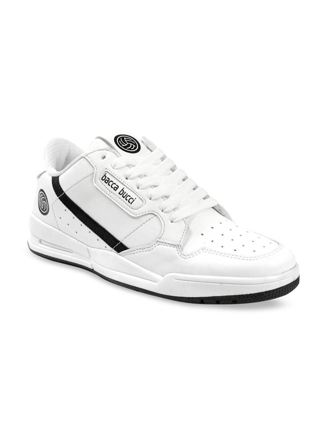 bacca bucci men white sneakers
