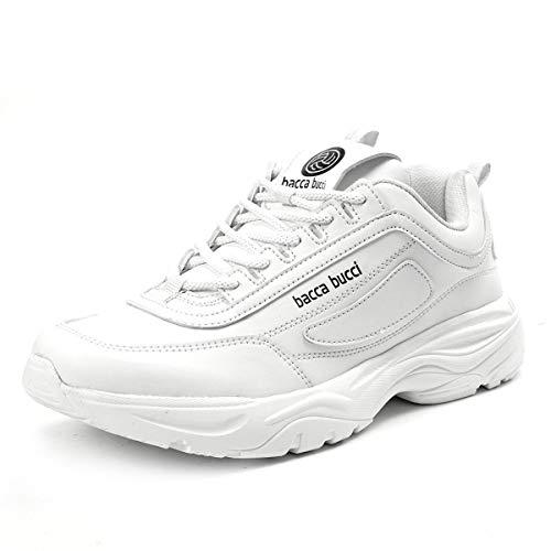 bacca bucci mens sneaker white sneaker - 7 uk (bbmh9007u-07)