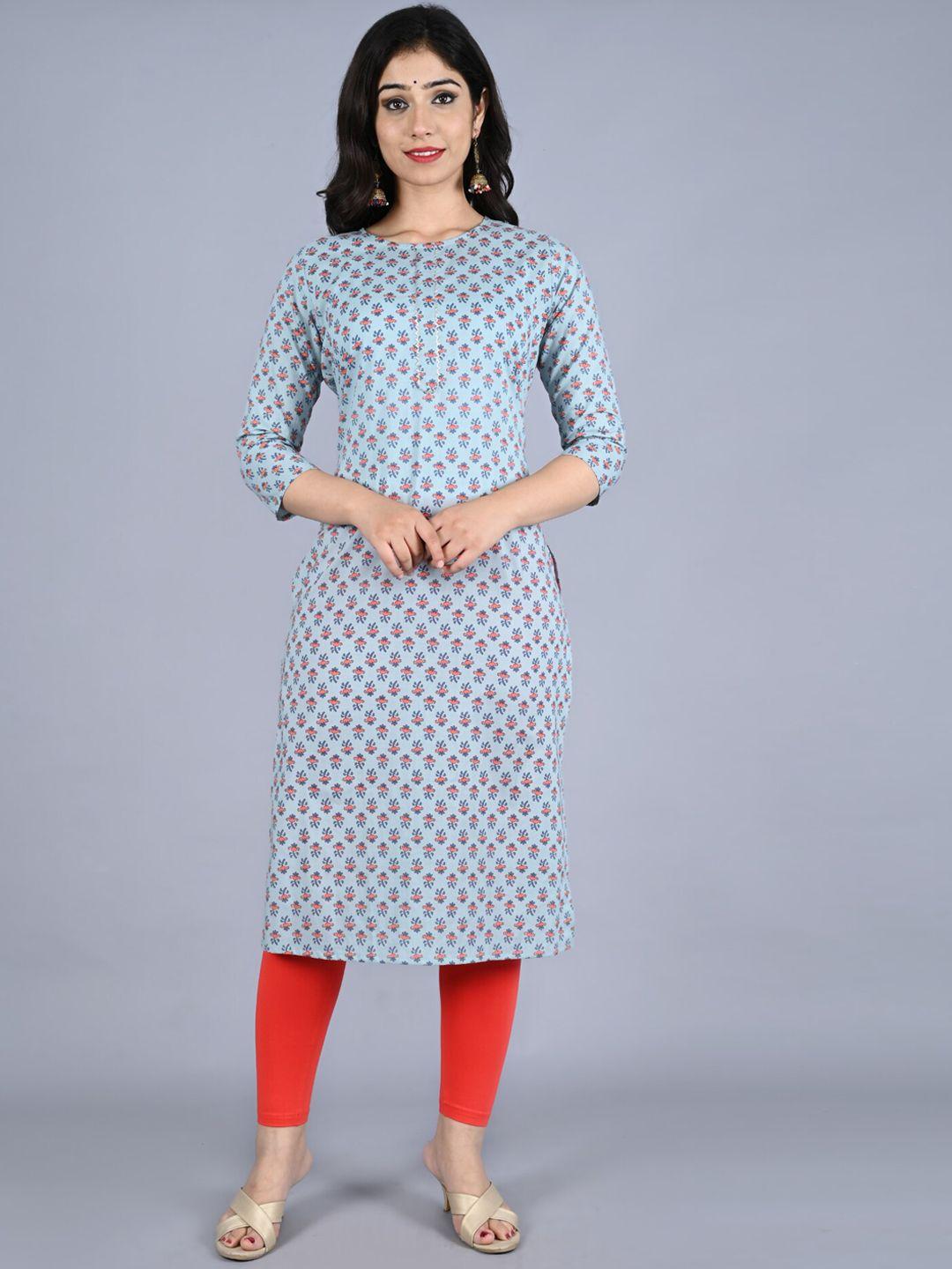 bachuu ethnic motifs printed cotton kurta