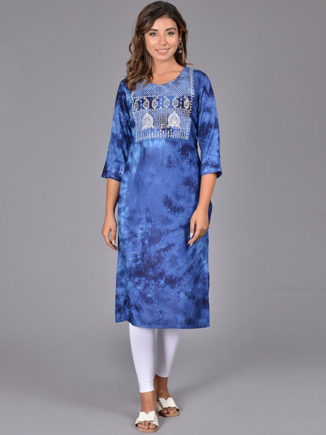 bachuu ethnic motifs yoke design kurta