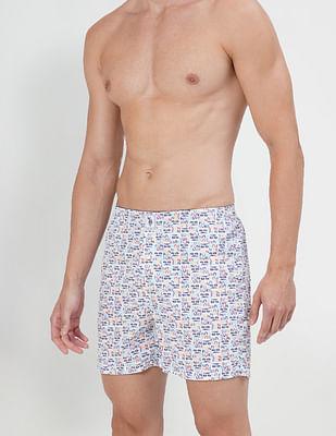back pocket all over print iyac boxers - pack of 1