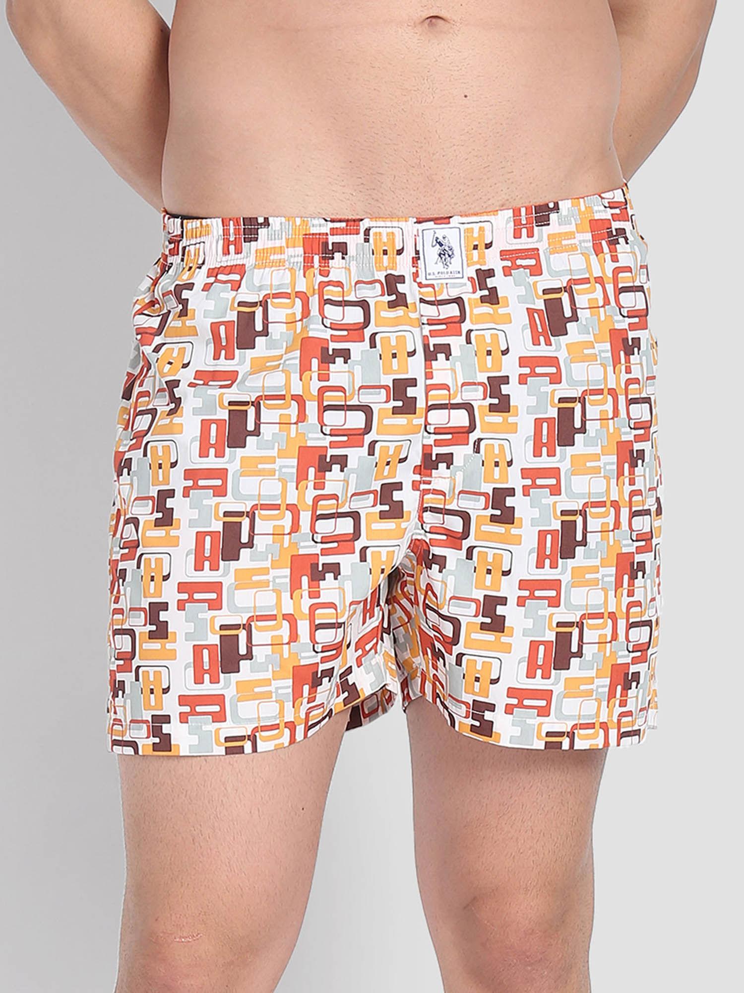 back pocket all over print iyac boxers multi-color