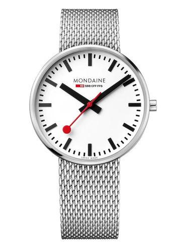 backlight hours analog dial color white men's watch- msx.4211b.sm