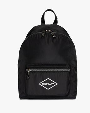 backpack with front-zip pocket