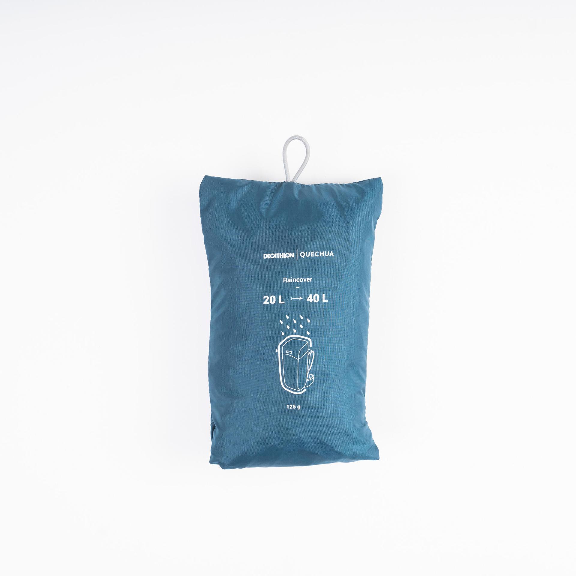 backpack rain cover 20/40l blue