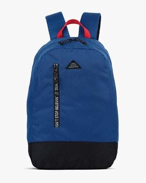 backpack with external zip pockets